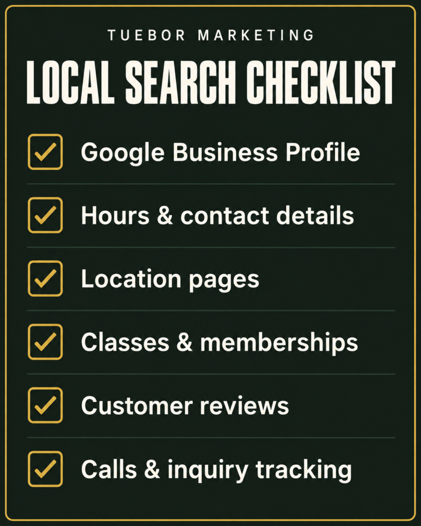 Local SEO checklist for stronger visibility